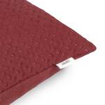 Housse de coussin Harp Structure Polyester - Rouge foncé - 60 x 60 cm