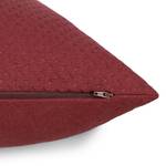 Federa per cuscino Harp Structure Poliestere - Rosso scuro - 60 x 60 cm