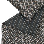 Copripiumino e federa Dora Cotone - Nero - Set da 2 - 155 x 200 cm + cuscino 80 x 80 cm