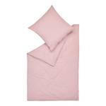 Copripiumino e federa Cuno Cotone - Rosé - Set da 3 - Rosé - 200 x 200 cm + 2 cuscini 80 x 80 cm