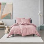 Beddengoed van Bevertien Cuno katoen - rosé - set van 3 - Oud roze - 200x200cm + 2 kussens 80x80cm