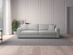 3-Sitzer Sofa LAYAA Webstoff Saia: Hellgrau