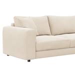 Ecksofa LAYAA mit Longchair Webstoff Saia: Beige - Breite: 286 cm - Longchair davorstehend rechts