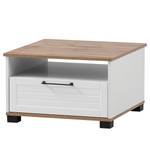 Table basse Jelda Blanc - Bois manufacturé - 60 x 38 x 60 cm