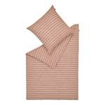 Parure de lit flanelle de coton Nordic Coton - Rose - 155 x 220 cm + oreiller 80 x 80 cm