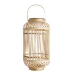 Lampada a luce solare SOLANA Bambù / Materiale plastico - Beige