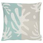 Housse de coussin Dora Polyester - 49 x 49 cm - Turquoise / Beige