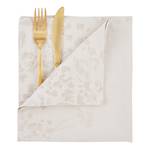 Serviette NOSTALGIA Baumwolle / Leinen - Beige