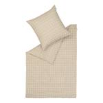 Parure de lit en flanelle de coton Just Coton - Sable - 200 x 200 cm + 2 oreillers 80 x 80 cm