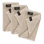 Gasthanddoek Sense katoen - Beige - Set van 3