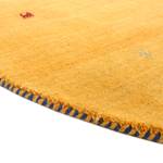 Tapis en laine Gabbeh Uni rond Jaune - 200 x 200 cm