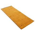 Loper Gabbeh Uni wol - Geel - 75 x 240 cm