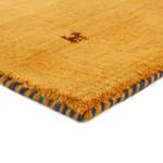 Loper Gabbeh Uni wol - Geel - 75 x 240 cm