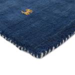 Loper Gabbeh Uni wol - Blauw - 80 x 300 cm