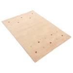 Wollteppich Gabbeh Uni Wolle - Beige - 140 x 200 cm