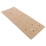 Läufer Gabbeh Uni Wolle - Beige - 75 x 240 cm