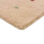 Läufer Gabbeh Uni Wolle - Beige - 75 x 240 cm