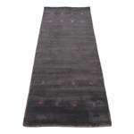 Tapis de couloir Gabbeh Uni Gris - 80 x 350 cm