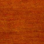 Tapis en laine Gabbeh Uni rond Orange - 80 x 80 cm