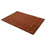 Wollen vloerkleed Gabbeh Uni wol - Bruin - 140 x 200 cm