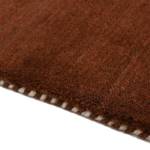 Tapis en laine Gabbeh Uni Marron - 140 x 200 cm