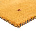 Tapis en laine Gabbeh Uni Jaune - 60 x 90 cm