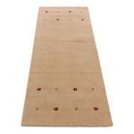 Tapis de couloir Gabbeh Uni Beige - 80 x 500 cm