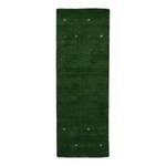 Tapis de couloir Gabbeh Uni Vert - 80 x 450 cm