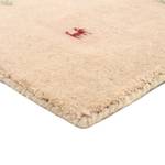 Wollteppich Gabbeh Uni Wolle - Beige - 60 x 90 cm