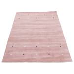 Wollteppich Gabbeh Uni Wolle - Pink - 200 x 290 cm