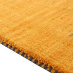 Tapis en laine Gabbeh Uni carré Jaune - 60 x 60 cm