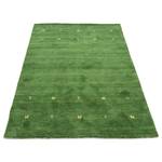 Wollen vloerkleed Gabbeh Uni wol - Groen - 60 x 90 cm