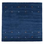 Tappeto quadrato Gabbeh Uni lana - Blu - 60 x 60 cm