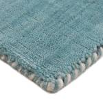 Tapis de couloir Gabbeh Uni Turquoise - 80 x 450 cm