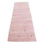 Tapis de couloir Gabbeh Uni Rose foncé - 80 x 400 cm