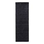 Tapis de couloir Gabbeh Uni Noir - 60 x 180 cm