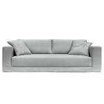 3-Sitzer Sofa Grety mit Wechselbezug Webstoff Stormy: Hellgrau