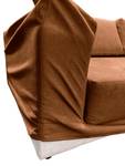 Housse amovible Grety pour grand canapé Tissu Stormy: Marron rouille