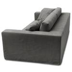 3-Sitzer Sofa Grety mit Wechselbezug Webstoff Stormy: Dunkelgrau