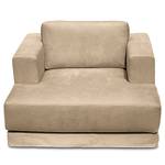 Fauteuil XXL Grety avec housse amovible Tissu Stormy: Beige