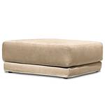 Polsterhocker Grety mit Wechselbezug Webstoff Stormy: Beige