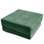 Repose-pieds Grety avec housse amovible Tissu Stormy: Vert