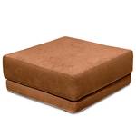 Housse amovible Grety pour repose-pieds Tissu Stormy: Marron rouille