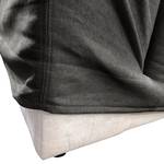Divano angolare Grety Tessuto Stormy: grigio scuro - Longchair preimpostata a destra