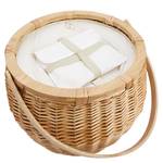 Picknickkorb THE GREAT OUTDOORS Weide/Bambus/Aluminium/Baumwolle - Natur