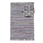 Baumwollteppich Kelim Chindi Baumwolle / Polyester - Grau - 200 x 290 cm