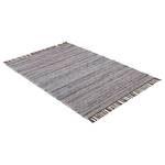 Tapis en coton Kelim Chindi Marron - 60 x 110 cm