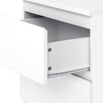 Table de chevet Arska Blanc brillant