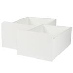 Set di 2 cassetti Agamik Bianco