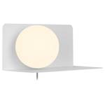 Lampada da parete Lillibeth Alluminio - 1 punti luce - Bianco